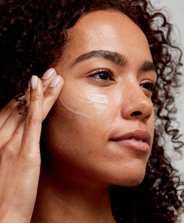 Morning skincare routine